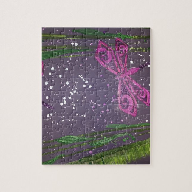 Libellen-Serie Puzzle (Vertikal)
