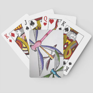 Libellen-Spielkarten Spielkarten
