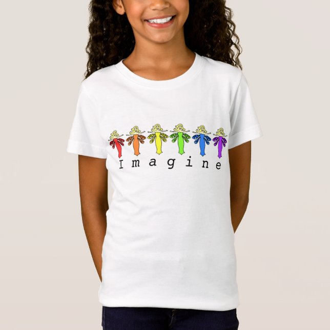 Libellen-"stellen sich" feenhafte T-Shirt (Vorderseite)