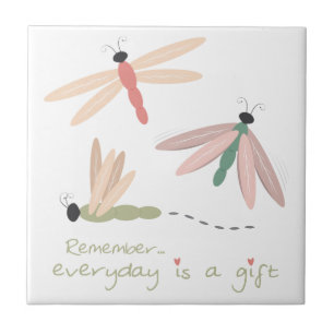 Libellen-Tagesgeschenk Fliese