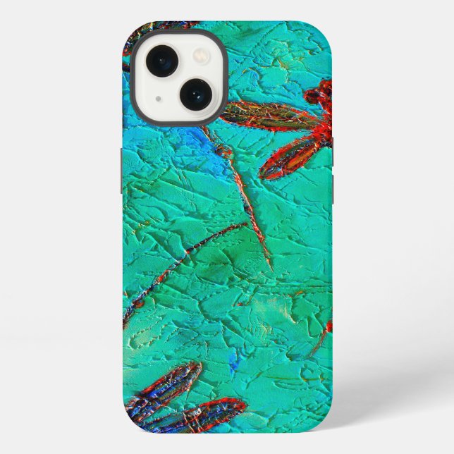 Libellen-Tanz iPhone Hülle (Rückseite)