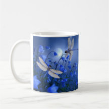 Libellen-Tasse 'Mondlicht' – Frieden in Blüte