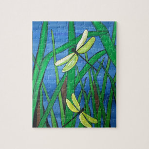 Libellen-Teich Puzzle