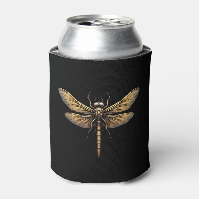 Libellen-Tier-Art-Grafik Libelle (2) Dosenkühler (Kanne Vorderseite)
