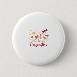 Libellen Tiere Frauen Geschenkidee Libelle (1) Button