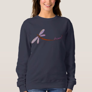 Libellen-Traum-Abstrakt-Kunst zum Tragen Sweatshirt