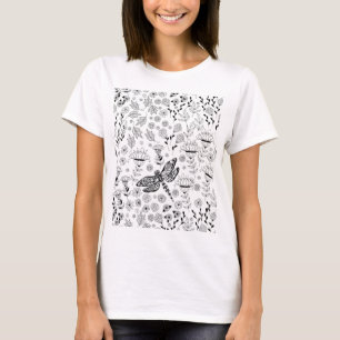 Libellen und Blume T-Shirt