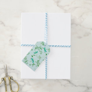 Libellen-und Blumen-Geschenk-Umbauten Geschenkanhänger