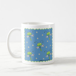 Libellen und Daisies Tasse