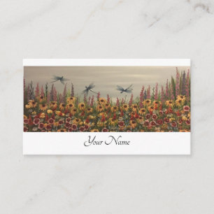 Libellen und Wildblumen Begleitkarte