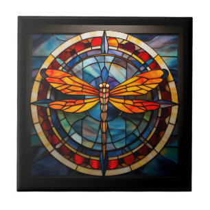 Libellenfarbglas Fliese