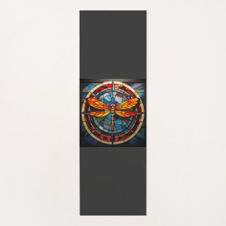 Libellenfarbglas Yogamatte