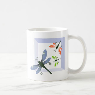 Libellenfenster Kaffeetasse
