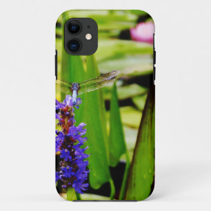 Libellenlotus und lila Blume Case-Mate iPhone Hülle