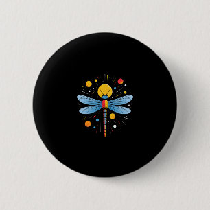 Libellenmalerei Kunst Tier Abstrakt Grafik Dra Button