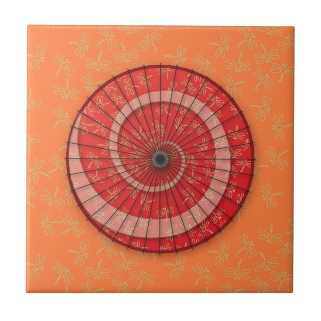 Libellentanz Fliese (Vorderseite)