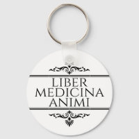 Liber Medicina Animi Magnet Button