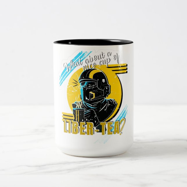 Liber-Tea-Tasse Helldivers 2 Zweifarbige Tasse (Mittel)