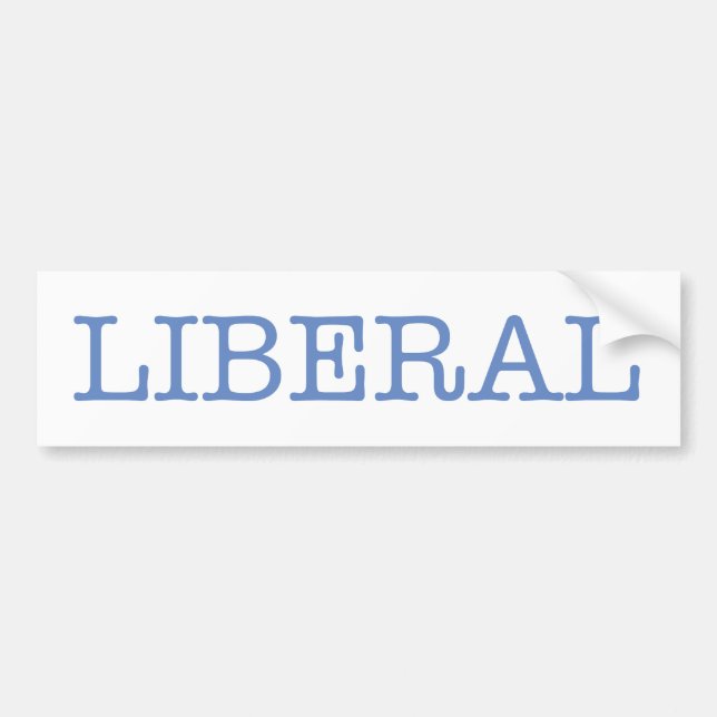 Liberal Autoaufkleber (Vorne)