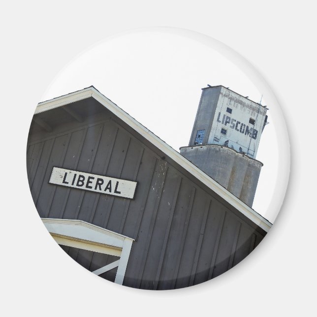 Liberal, Missouri/Lipscomb Elevator Magnet (Vorne)