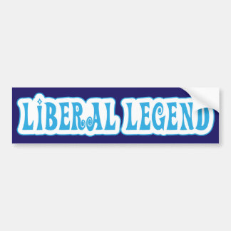 Liberale Legende / Blue Autoaufkleber stimmen