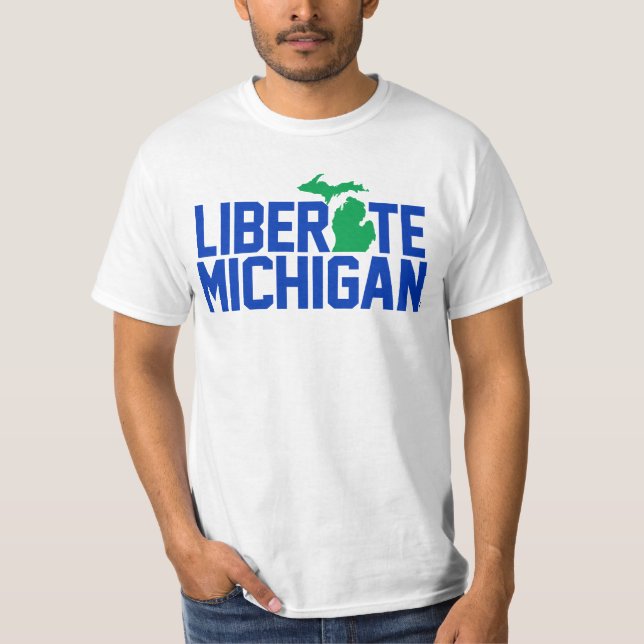 Liberale Michigan T-Shirt (Vorderseite)