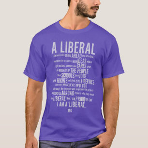 Liberale Politik für die amerikanische Wahl von JF T-Shirt