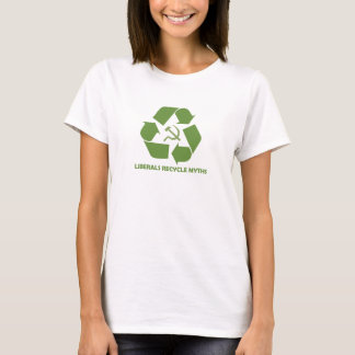 Liberale recyceln Mythos-T - Shirt