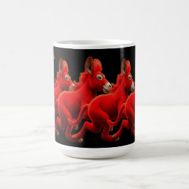 LIBERALE SIND EIN ROTER ESEL KAFFEETASSE
