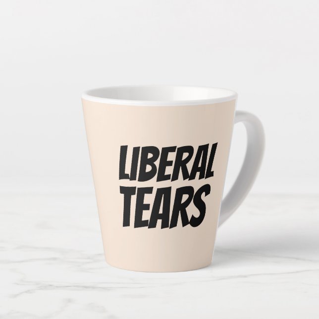 LIBERALE TEARS LATTE KAFFEE TASSE (Rechte Ecke)