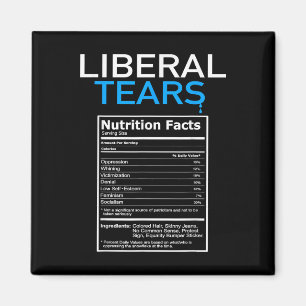 Liberale Tränen gegen Liberal Pro Trump Republikan Magnet