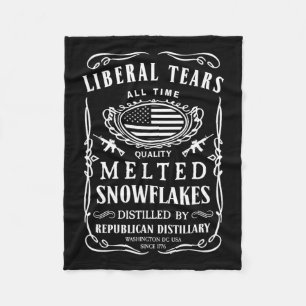 Liberale Tränen Shirt Lustig Republikaner Konserva Fleecedecke