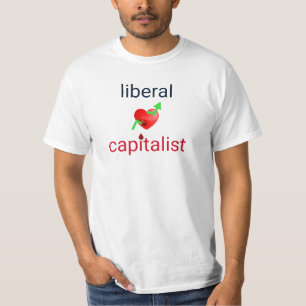 Liberaler kapitalistischer lustiger politischer T  T-Shirt