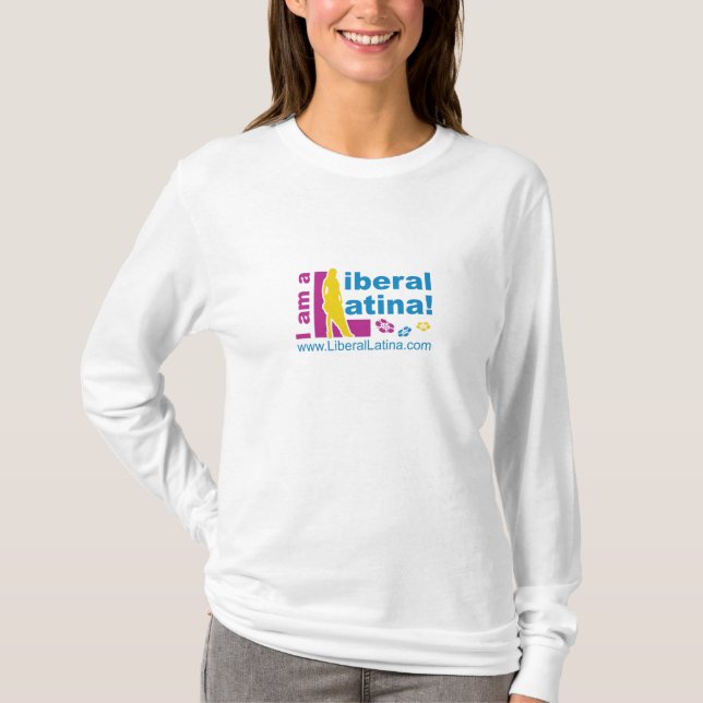 Liberales Latina plus Größe T-Shirt (Vorderseite)
