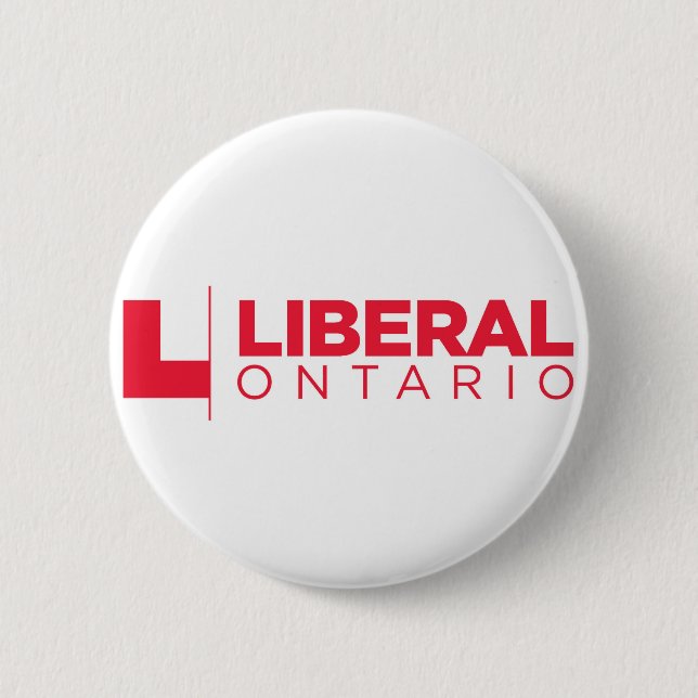 Liberales Ontario-Party-Logo Button (Vorderseite)