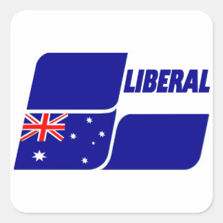 Liberales Party Australiens 2013 Quadratischer Aufkleber