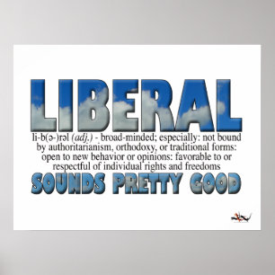 Liberales Plakat