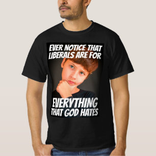 LIBERALISMUS = ALLES, WAS GOTT T - SHIRT HAT