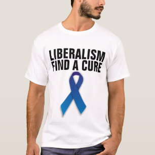 LIBERALISMUS FINDET EINEN KURZEN T - SHIRT