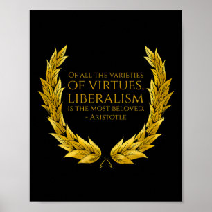Liberalismus ist die am meisten geliebte - griechi poster