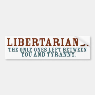 Liberalist-Autoaufkleber Autoaufkleber