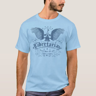 Liberalist "leben nicht durch die Klinge" T - T-Shirt