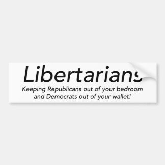 Liberalisten Autoaufkleber