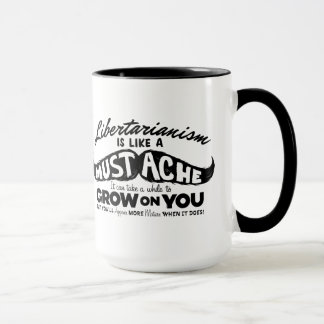 Liberalistische Schnurrbart-Tasse Tasse
