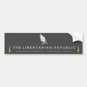 Liberalistischer Republik-Autoaufkleber Autoaufkleber