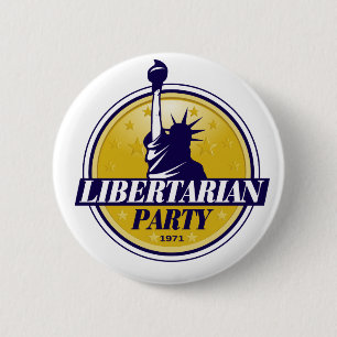 Liberalistisches Party-offizieller Logo-Knopf Button