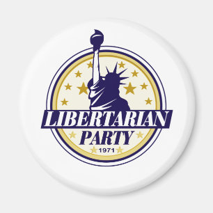 liberalistisches Partylogo Magnet
