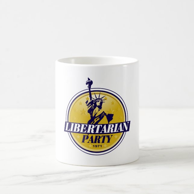 Liberalistisches politisches Party-Logo Tasse (Mittel)