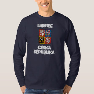 Liberec, Tschechische Republik mit Wappen T-Shirt
