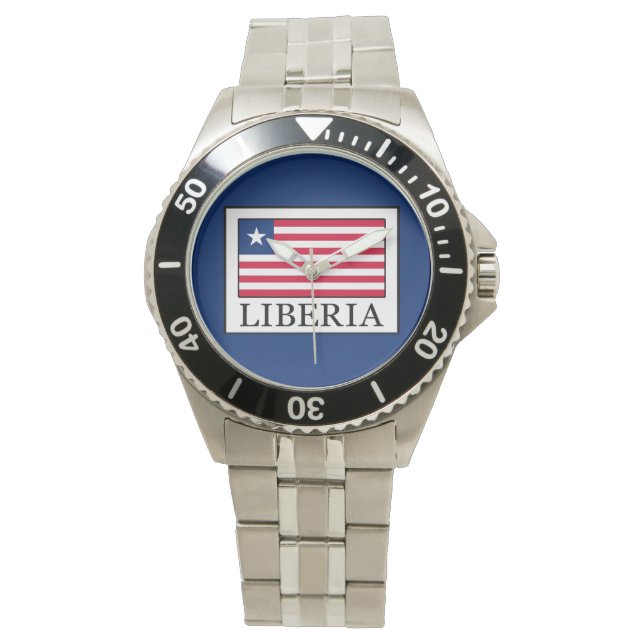 Liberia Armbanduhr (Vorderseite)